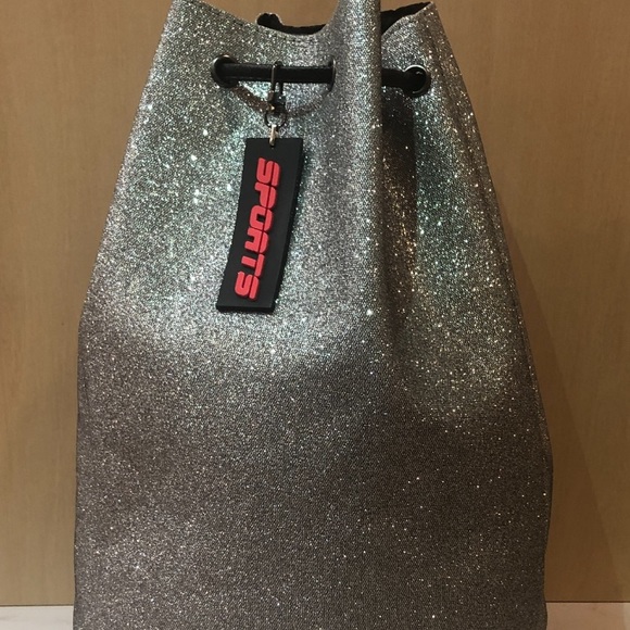 Glitter Drawstring Backpack - Picture 1 of 3